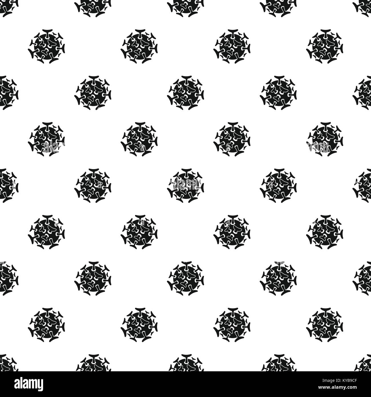 Round viral bacteria pattern vector Stock Vector Image & Art - Alamy