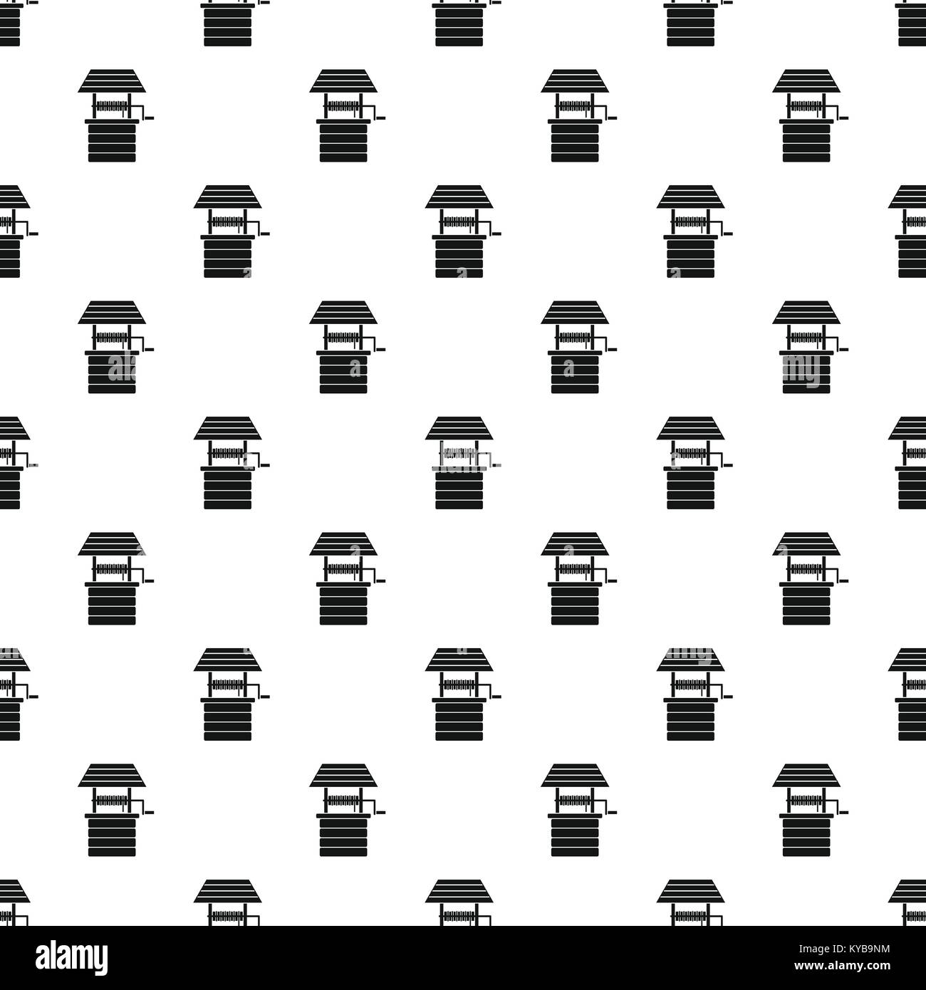 Pattern Bit Well Water well pattern vector Stock Vector Image & Art - Alamy