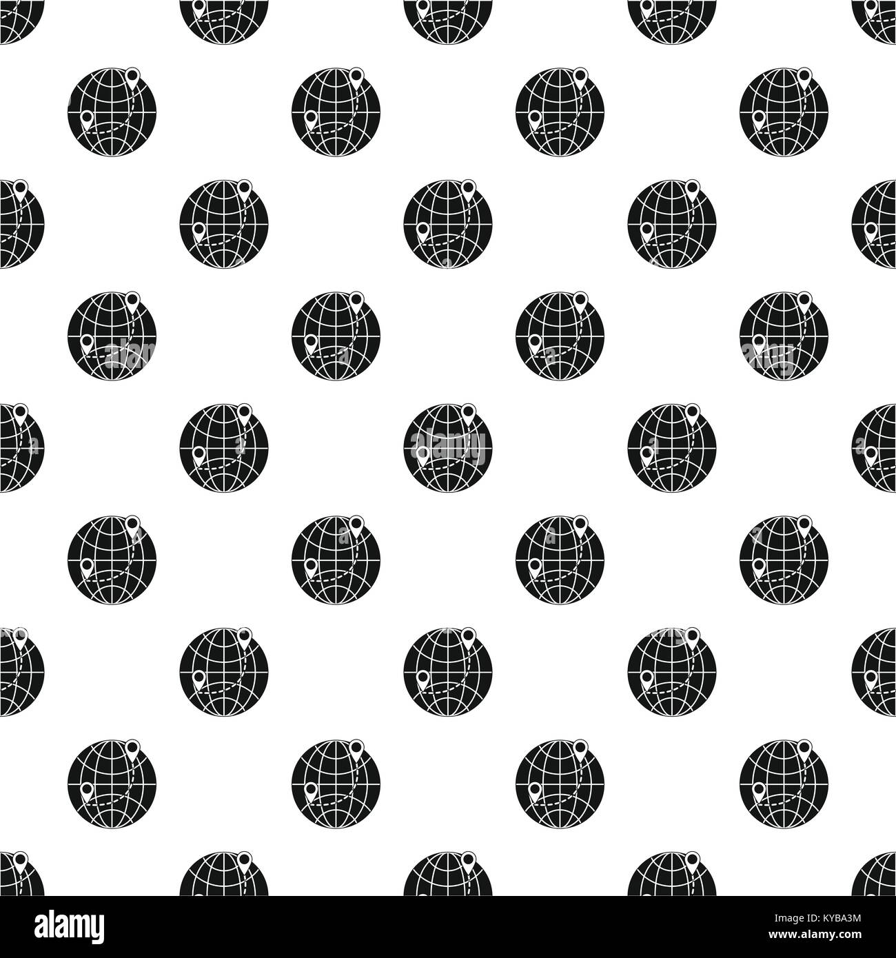 Globe Vector Pattern Globe pattern vector Stock Vector Image & Art - Alamy