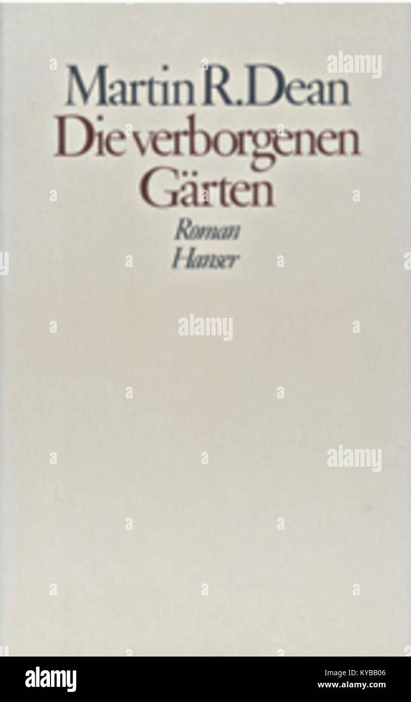 Martin R. Dean, Die Gärten 1982 Stock Photo Alamy