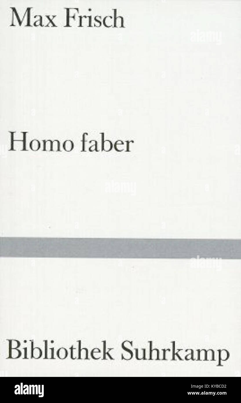 Max Frisch, Homo faber 1957 Stock Photo
