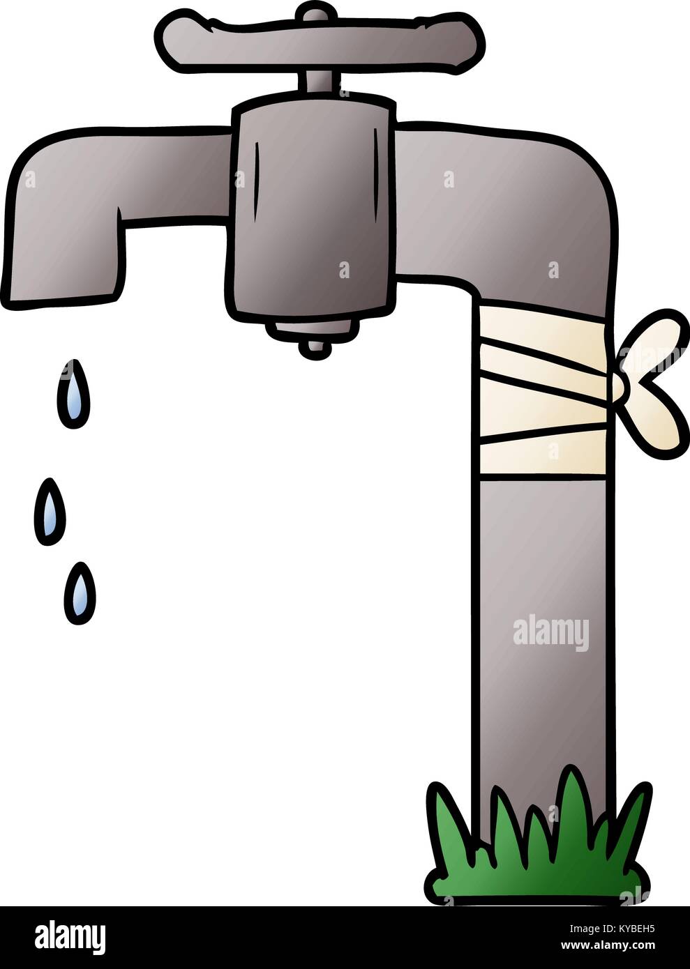 cartoon old water tap Stock Vector Image & Art - Alamy