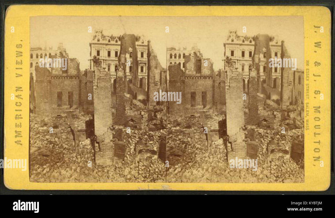 New Post Office from Devonshire St, by J.W. & J.S. Moulton Stock Photo