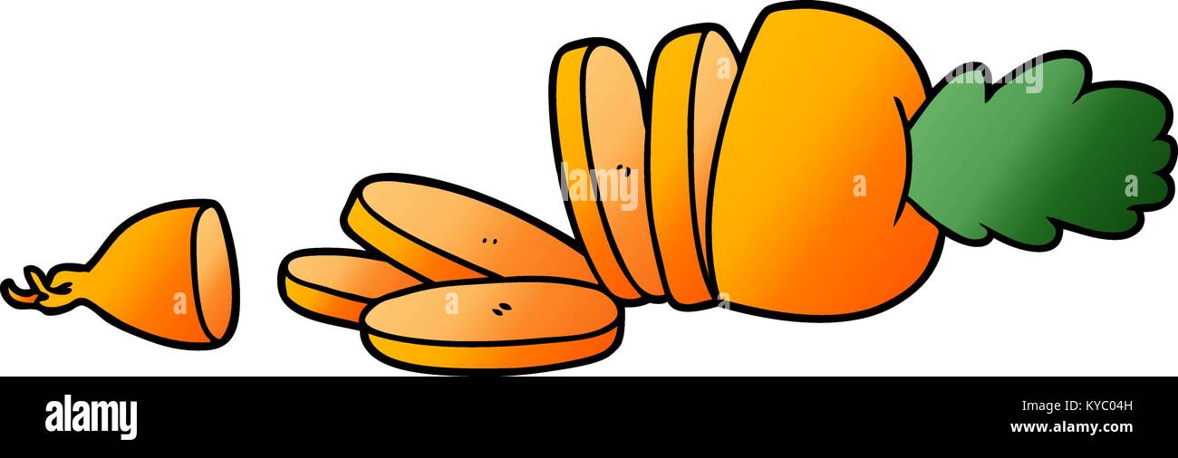 cartoon carrot chopped Stock Vector Image & Art Alamy