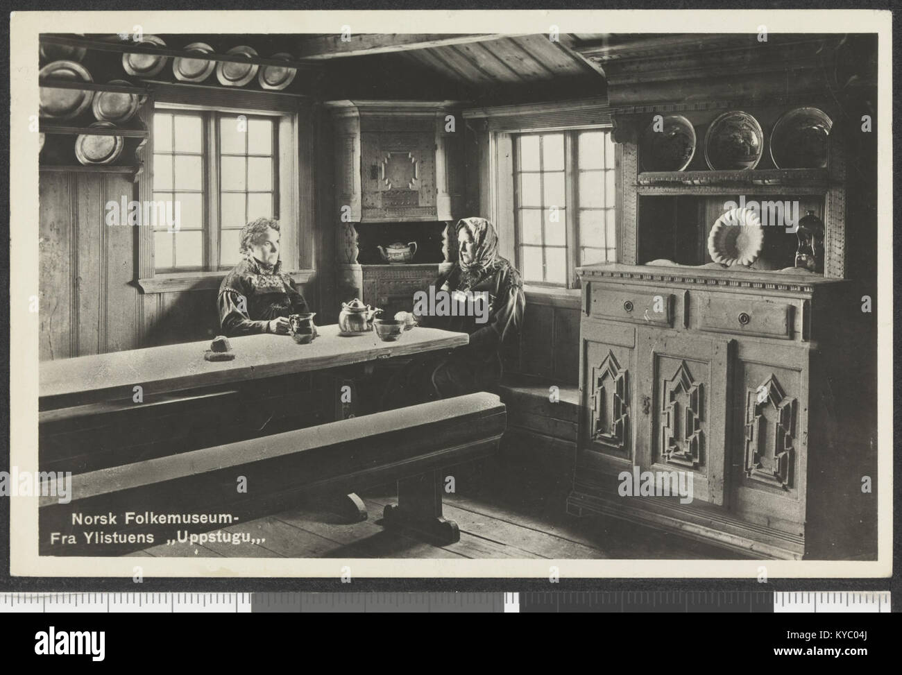An interior view from the 'Uppstugu' room of Ylistuen at the Norsk ...