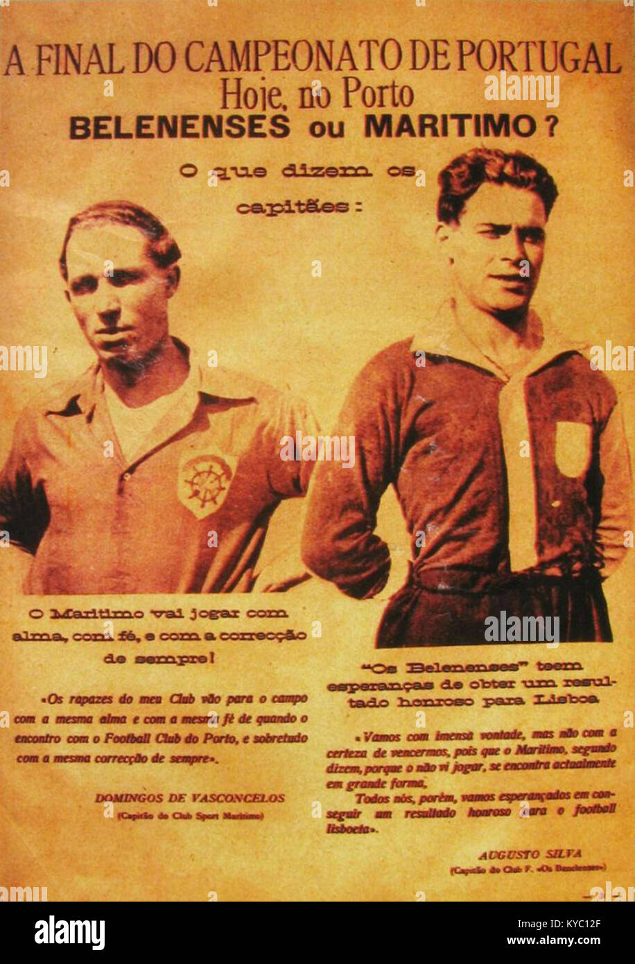 Notícia sobre a final do campeonato de Portugal de futebol, Maio 1926