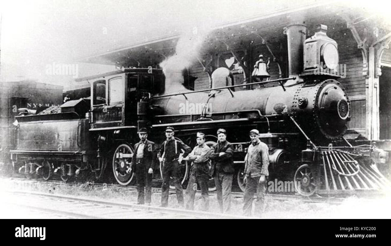 NPRR 460 steam No 5, built by Rhode Island in 1889 for the