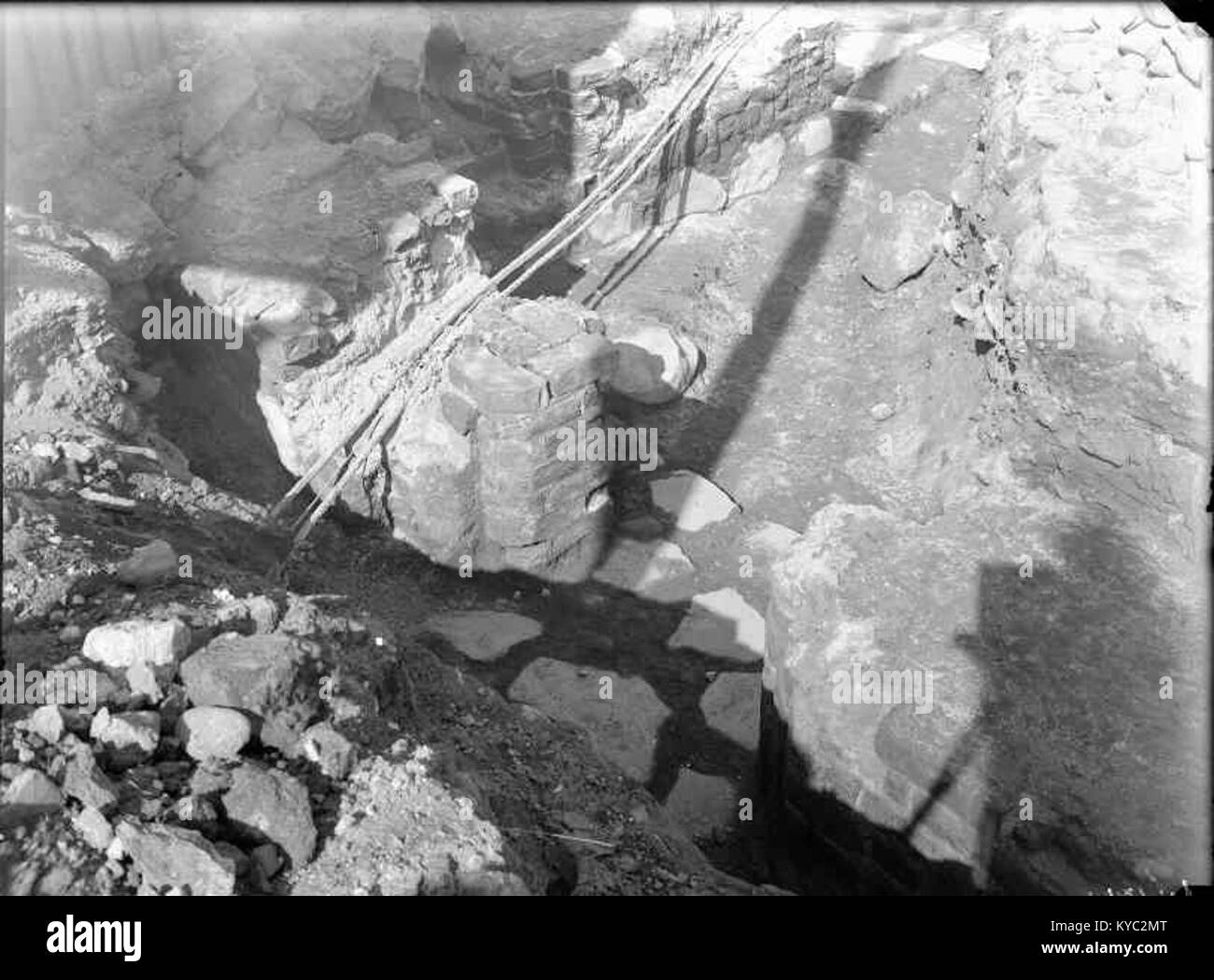 The ruins of a Franciscan monastery in Nyköping, Sweden, reveal masonry ...