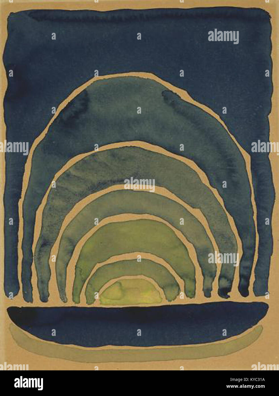 O'Keeffe Light coming on the Plains No. 1 Stock Photo Alamy
