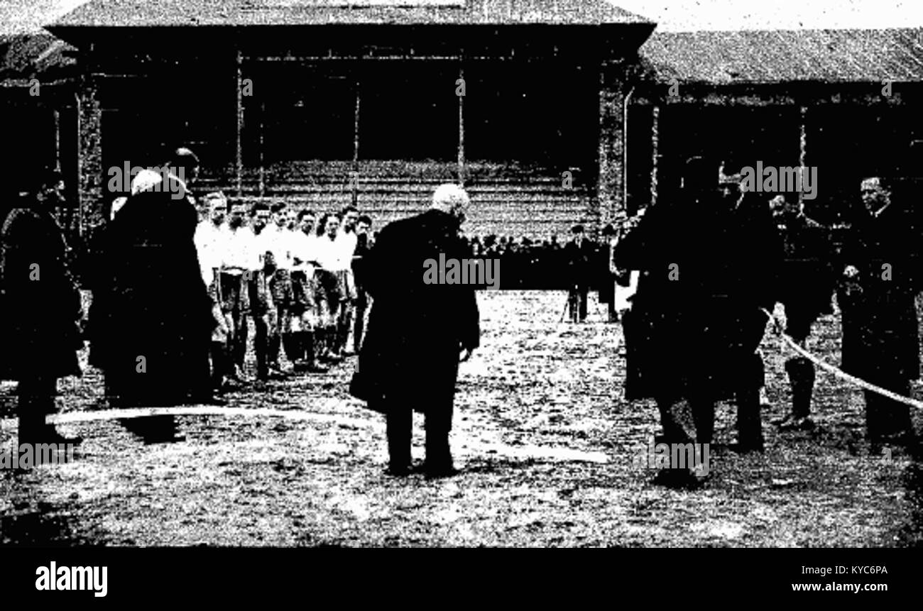 Otwarcie stadionu Wisły w 1922 Stock Photo