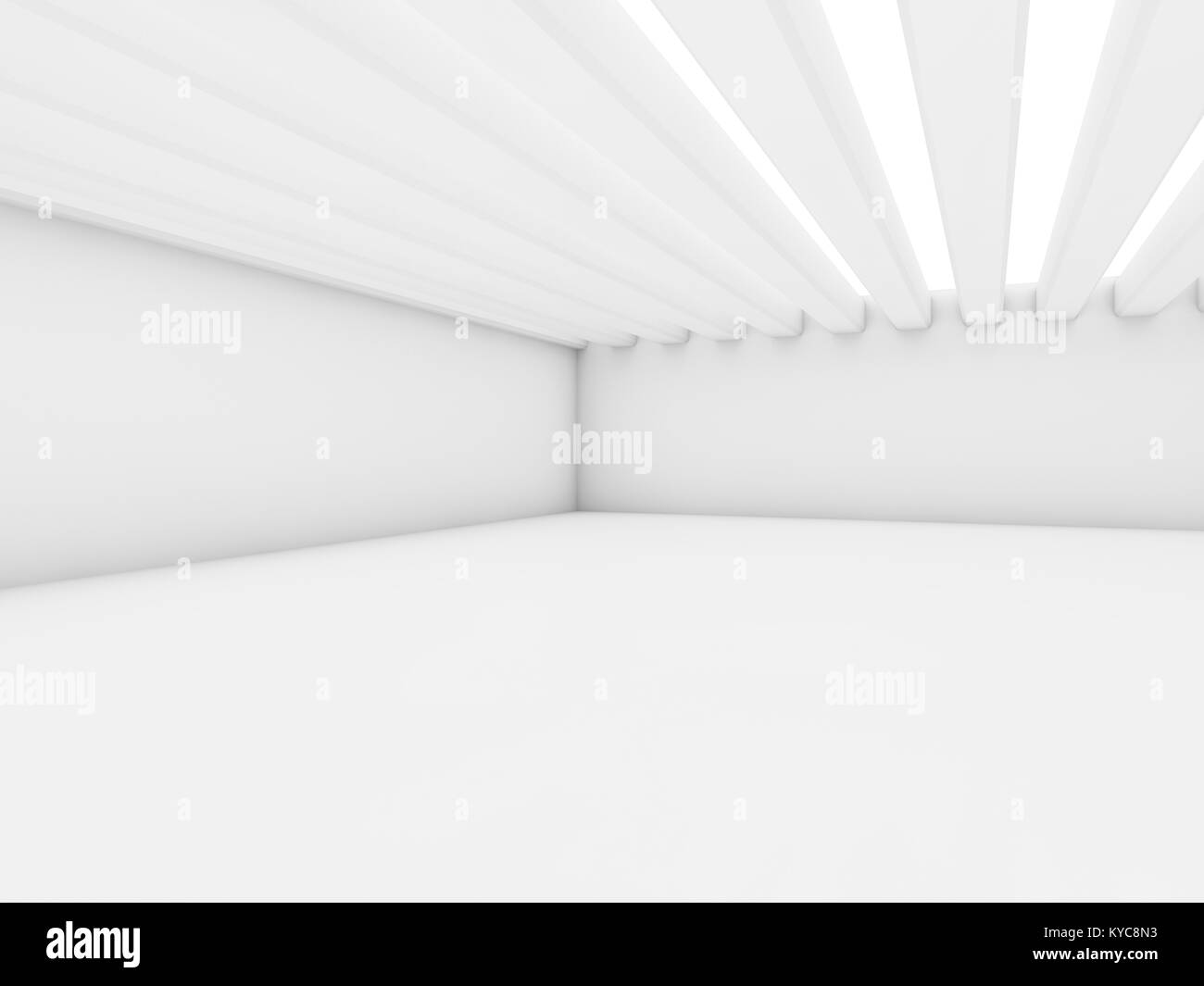 Abstract architecture interior background. 3d rendering Stock Photo - Alamy