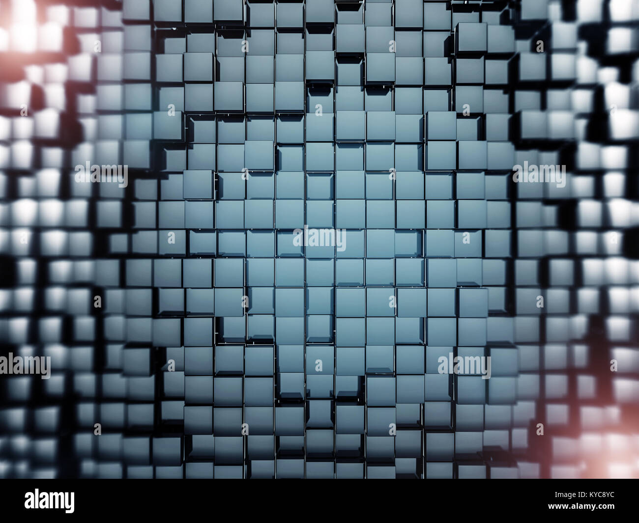 Abstract square dark background. 3D rendering Stock Photo - Alamy
