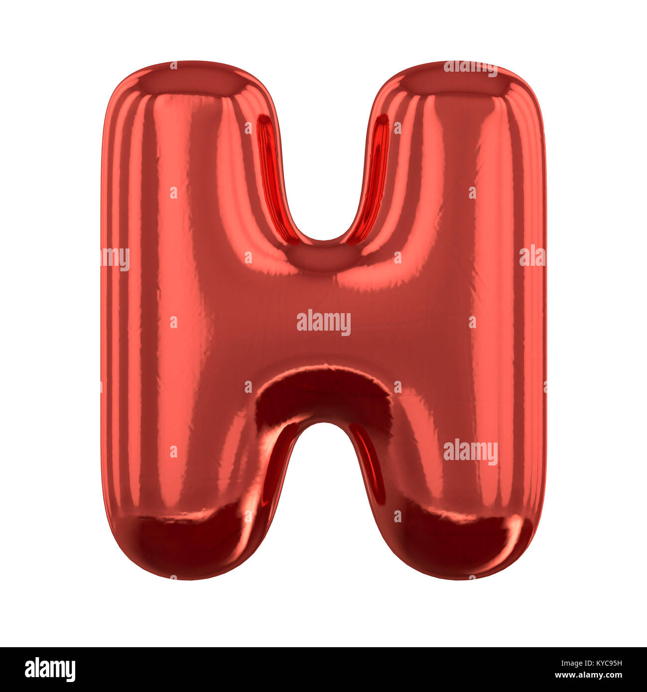 Inflatable letters of the alphabet. 3D rendering Stock Photo Alamy