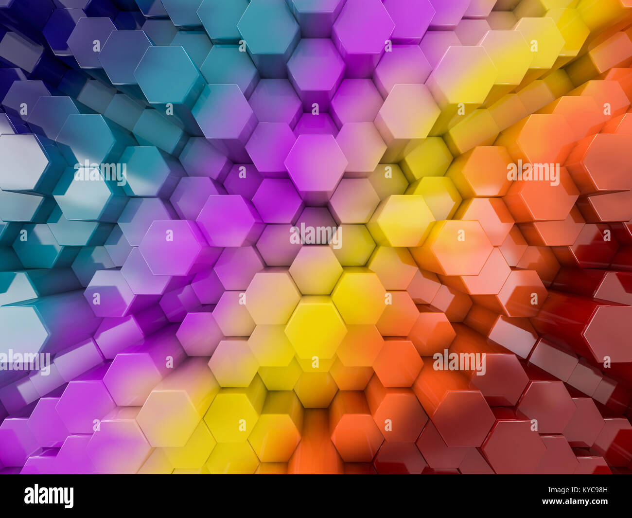 Hexagon Abstract Rainbow Background 3d Rendering Stock Photo Alamy 3d wallpapers, abstract desktop backgrounds, hd wallpapers. https www alamy com stock photo hexagon abstract rainbow background 3d rendering 171759745 html