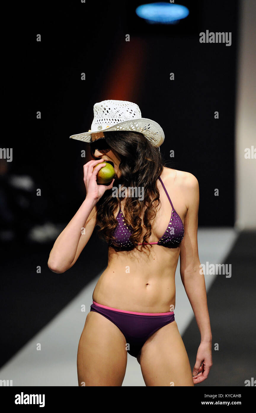 Belgrade, Serbia - March 30, 2011: Woman fashion model wears costume from  Pompea and Roberta collection during 29. Fashion week Stock Photo - Alamy