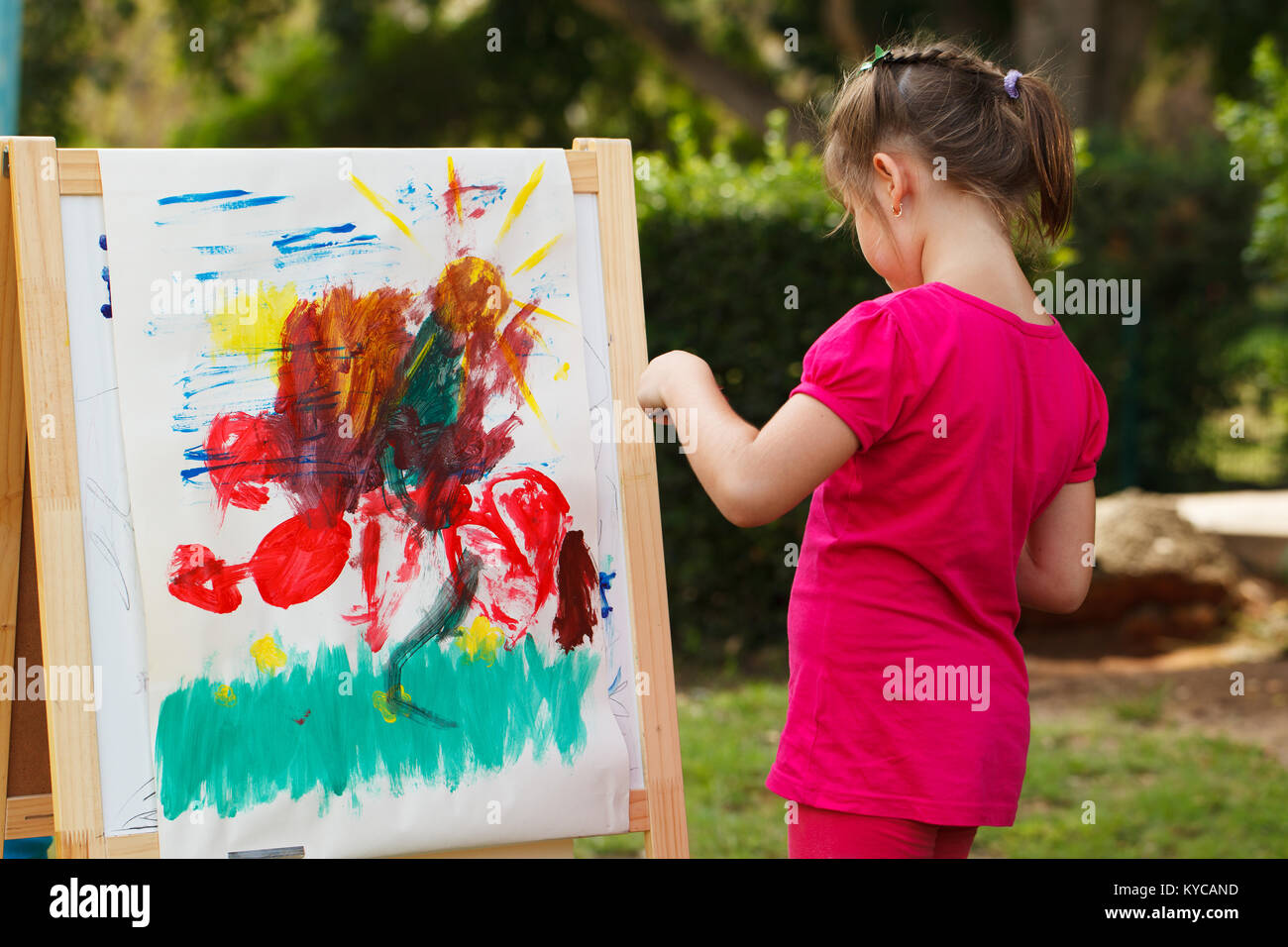 Preschool painting hi-res stock photography and images - Alamy