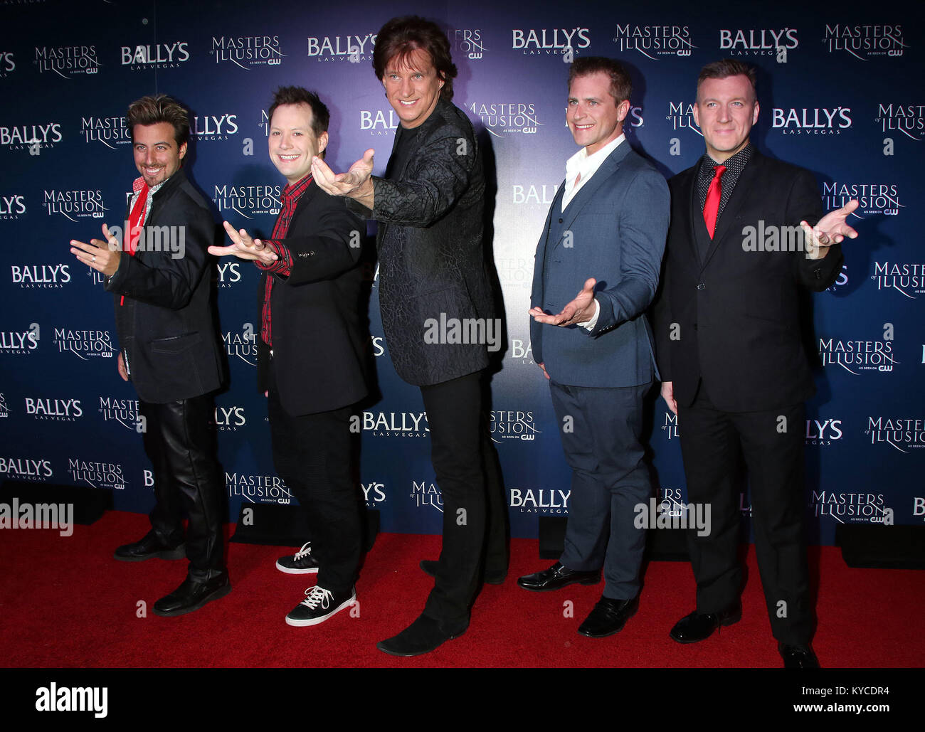 Masters of Illusion Celebrates Opening Night at Bally's Las Vegas  Featuring: Tommy Wind, Farrell Dillon, Greg Gleason, Chris Randall,  Magicians of 'Masters of Illusion' Where: Las Vegas, Nevada, United States  When: 13