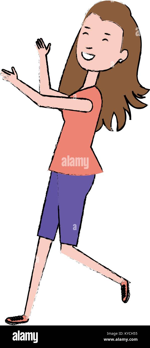 beautiful woman avatar character vector illustration design Stock ...
