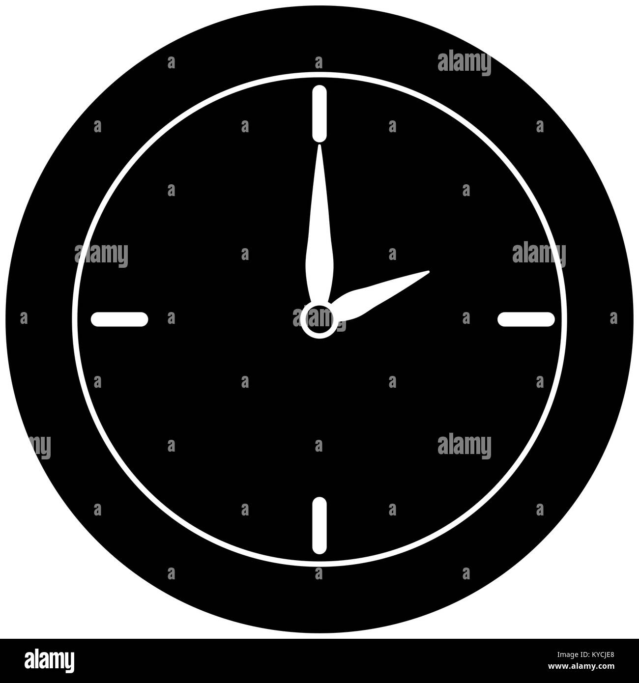time clock isolated icon vector illustration design Stock Vector Image ...