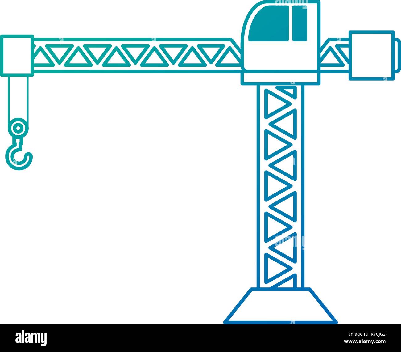 crane construction tower icon vector illustration design Stock Vector ...