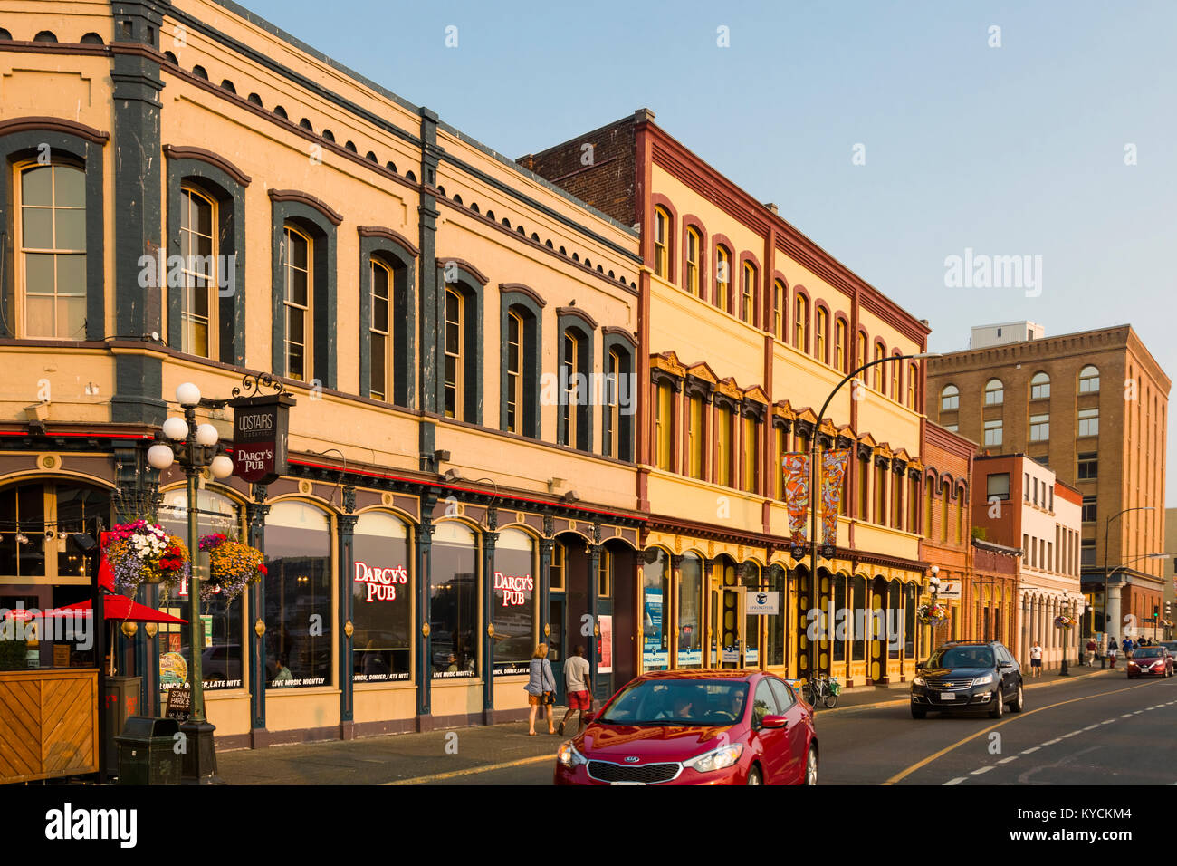 Downtown Victoria Canada Stock Photo - Alamy