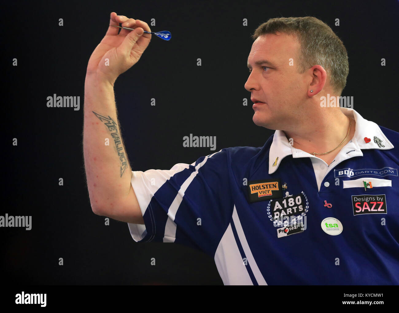 Mark McGeeney during day nine of the BDO World Professional Darts  Championship 2018 at The Lakeside, London Stock Photo - Alamy