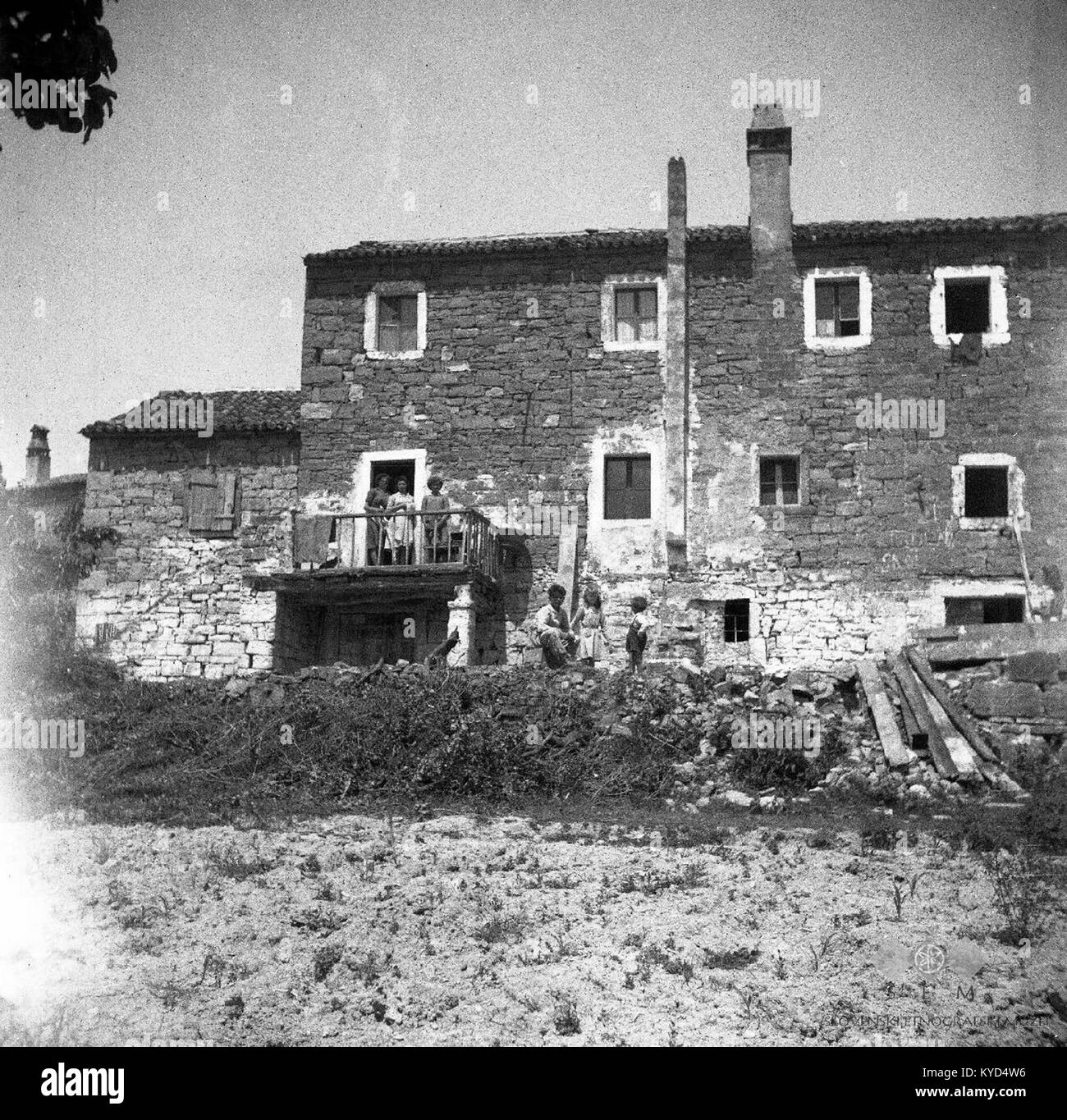 Planjava pri Pučah, hiša št. 18, S. Jerman- 'Füč' 1950 Stock Photo