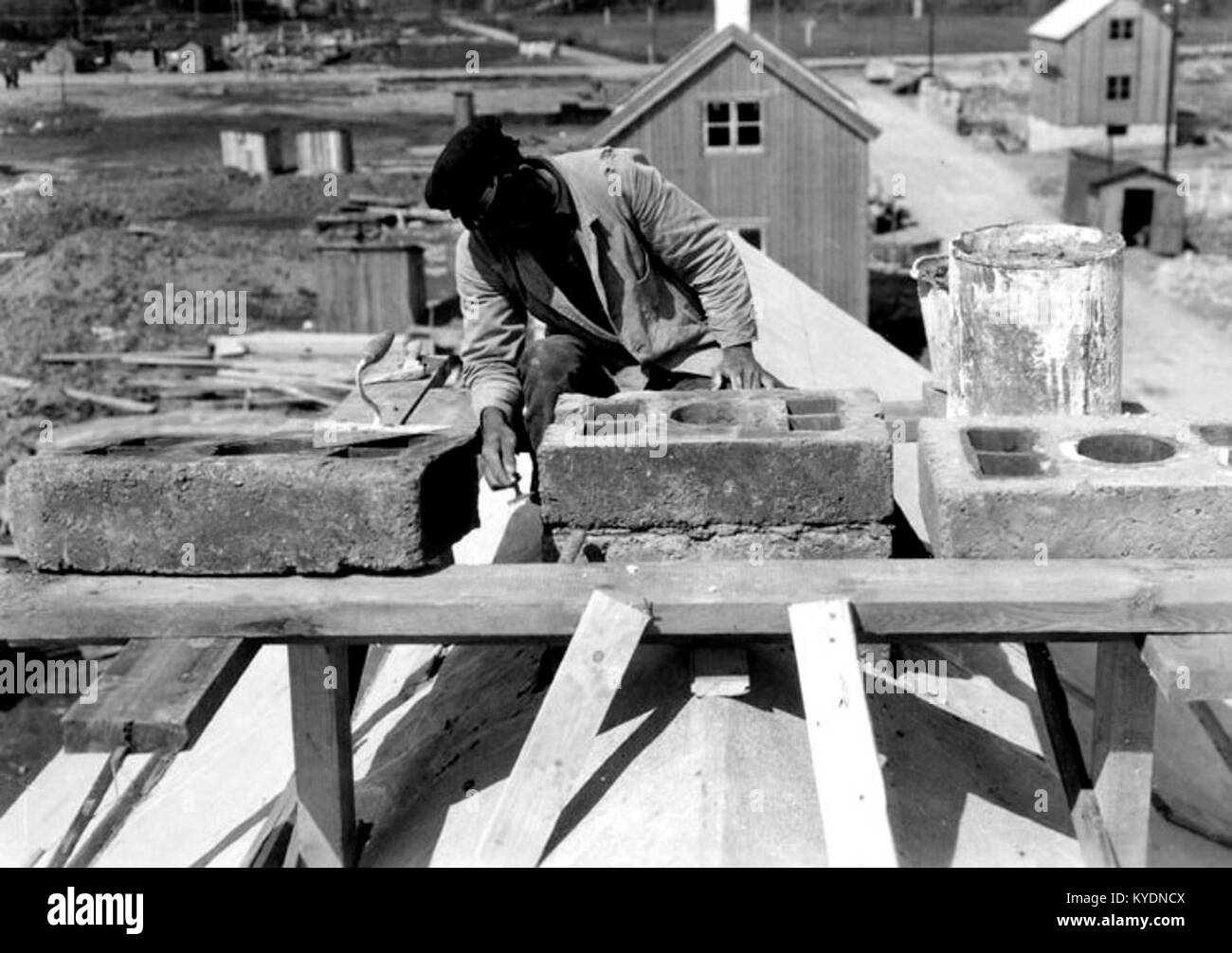 Svedmyra småstuga 1932 Stock Photo