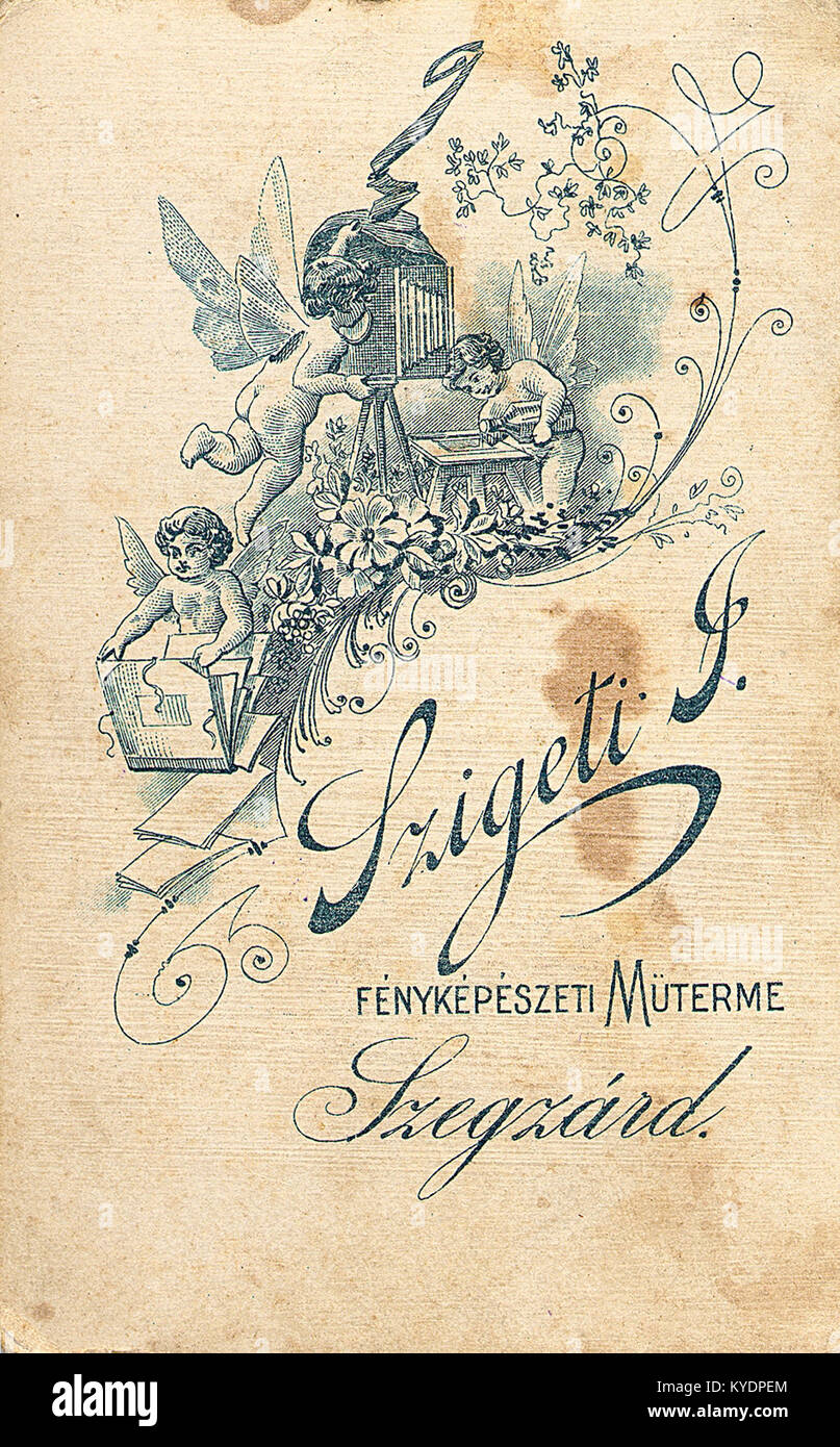 Szigeti J. fényképészeti műterme. Fortepan 85947 Stock Photo - Alamy
