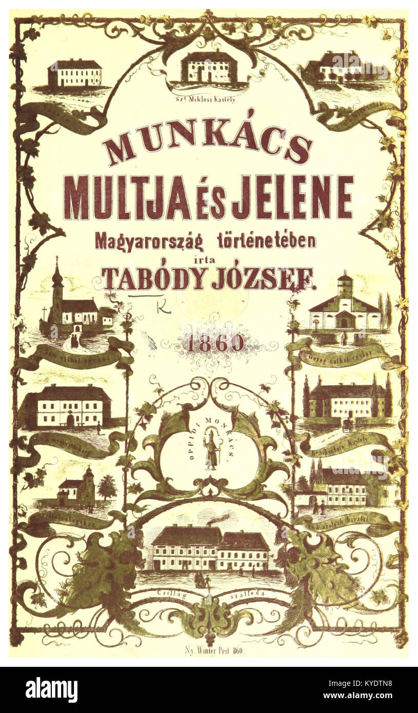 TA(1860)pg011 Munkács Multja és Jelene Stock Photo