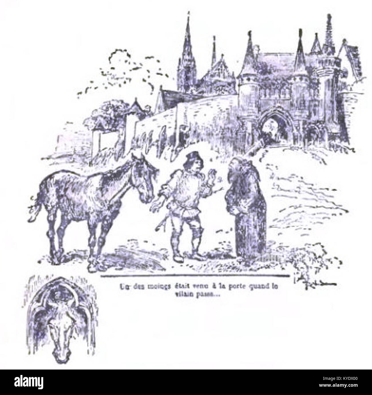 Tarsot - Fabliaux et Contes du Moyen Âge 1913-61 Stock Photo