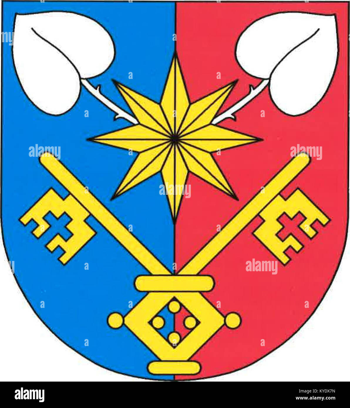 Tehov (okr. Benešov) znak Stock Photo Alamy