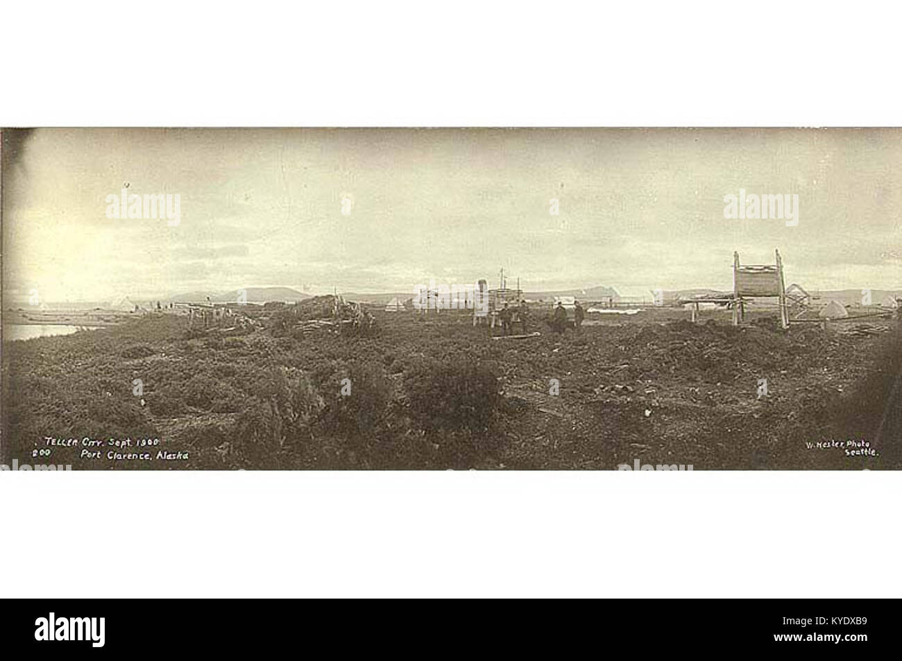 Teller, Alaska, September 1900 (HESTER 271 Stock Photo Alamy