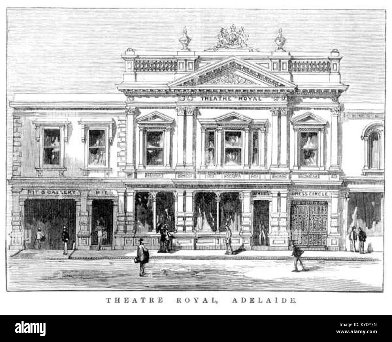 Theatre Royal, Adelaide Stock Photo Alamy
