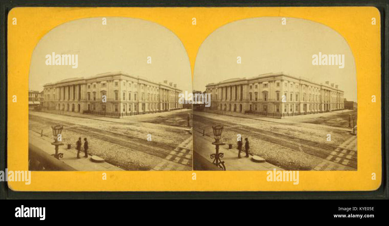 The General Post Office, Department, from Robert N. Dennis collection of stereoscopic views Stock Photo