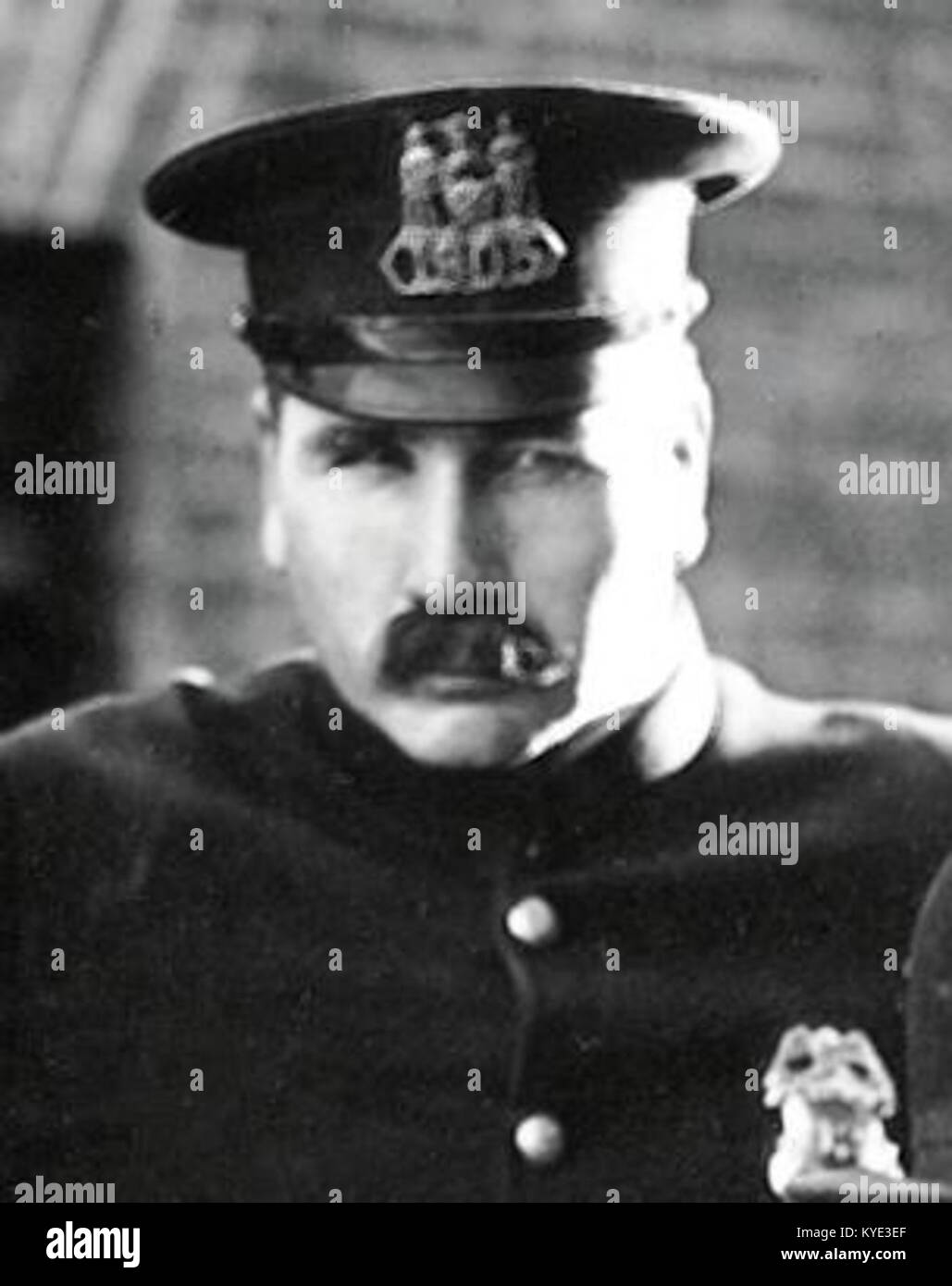 Tom Wilson as the cop in The Kid (1921 Stock Photo Alamy