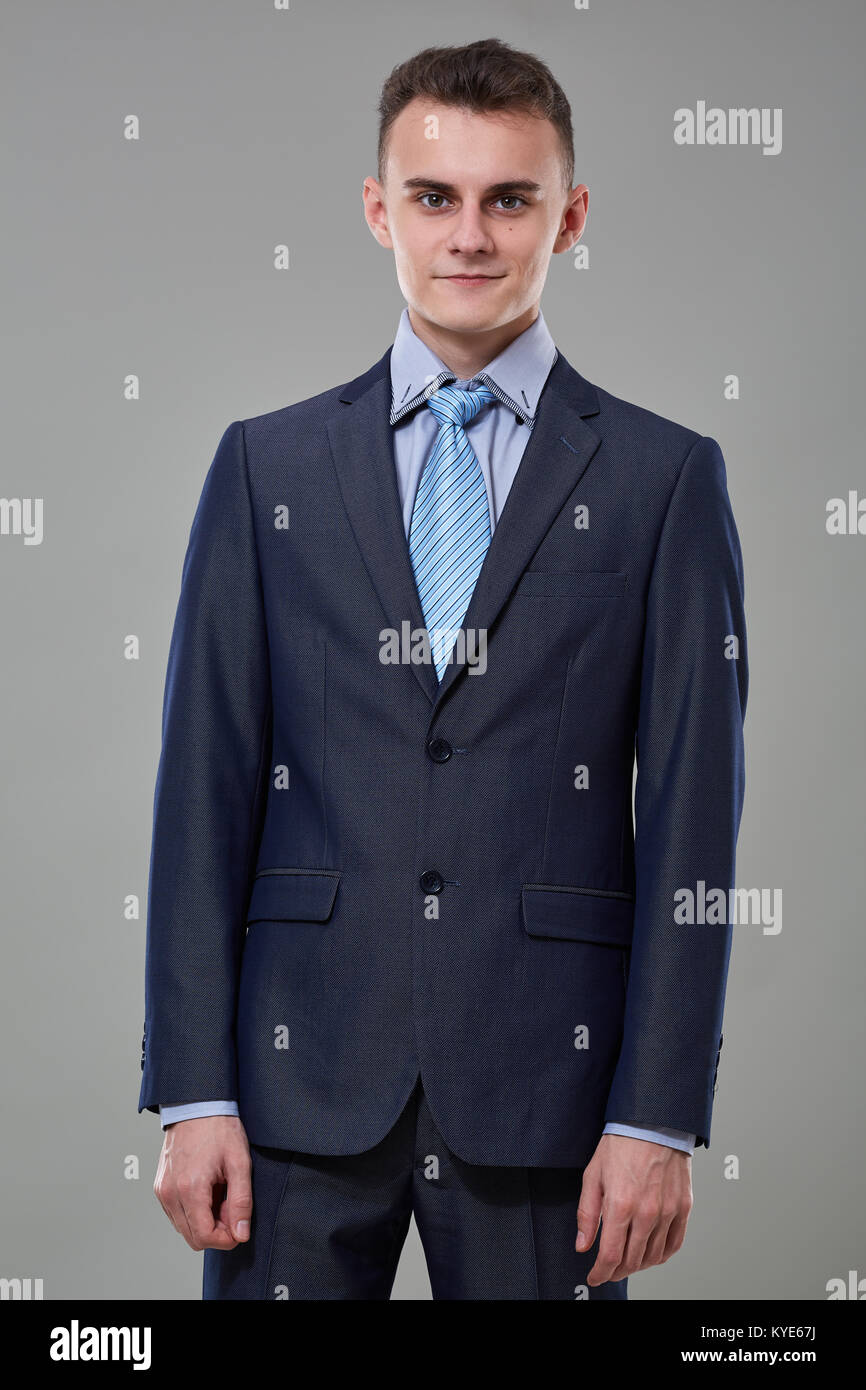 Teen boy portrait suit hi-res stock photography and images - Alamy