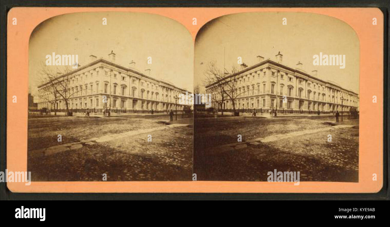 U.S. General Post Office Department, from Robert N. Dennis collection of stereoscopic views Stock Photo