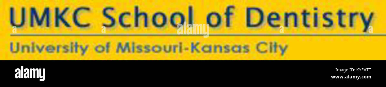 University of Missouri–Kansas City School of Dentistry logo Stock Photo