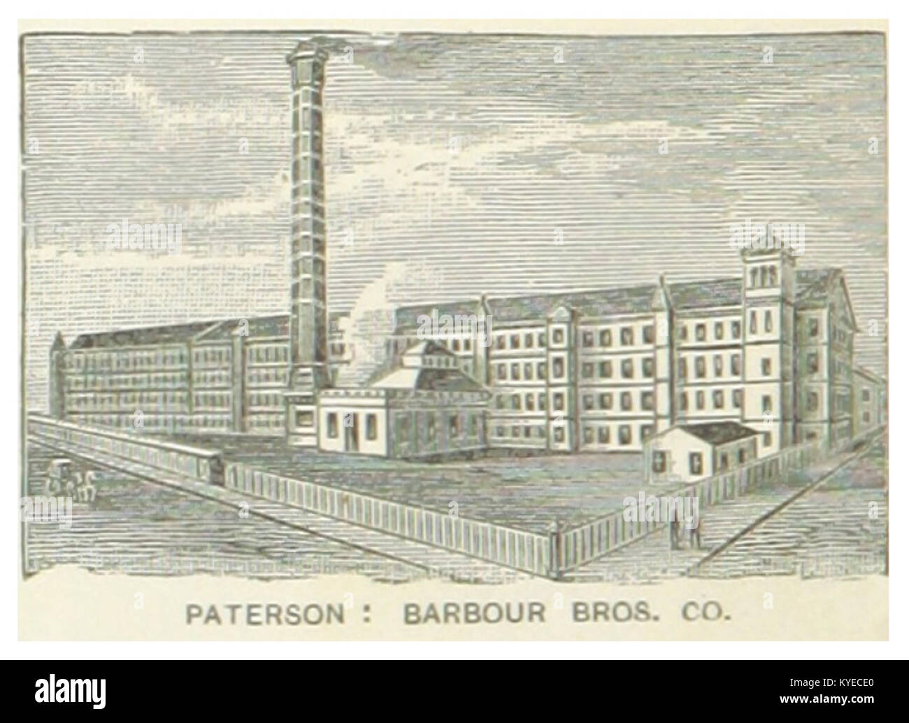 US-NJ(1891) p568 PATERSON, BARBOUR BROS. & COMPANY Stock Photo