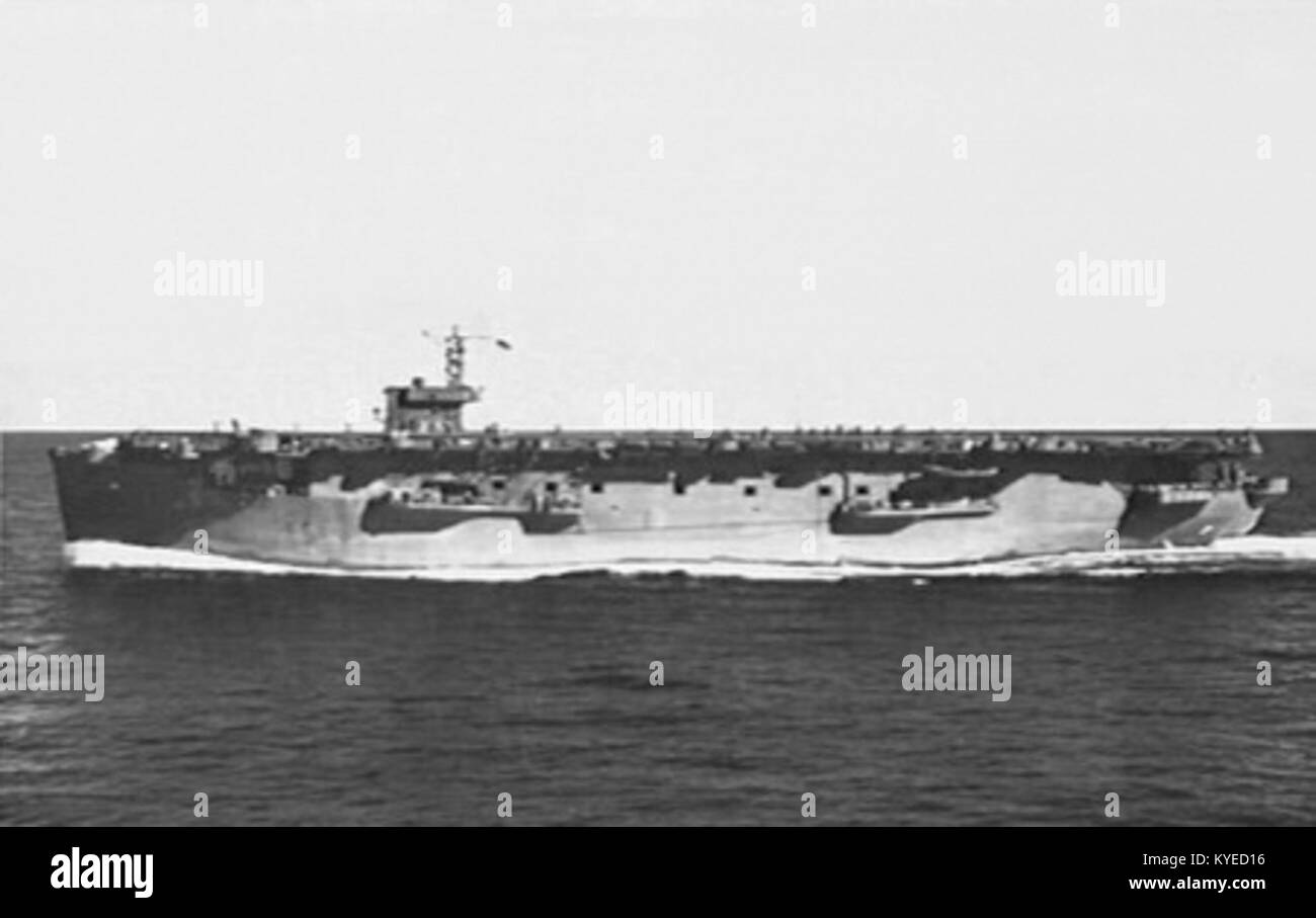 Amphibious aircraft carrier Black and White Stock Photos & Images - Alamy