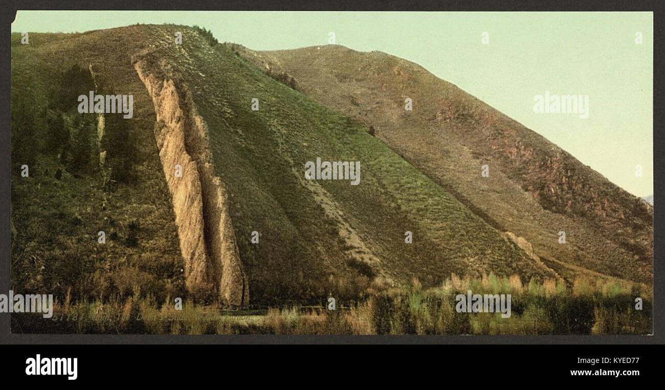 The Devil's Slide is a geological formation in Weber Canyon, Utah ...
