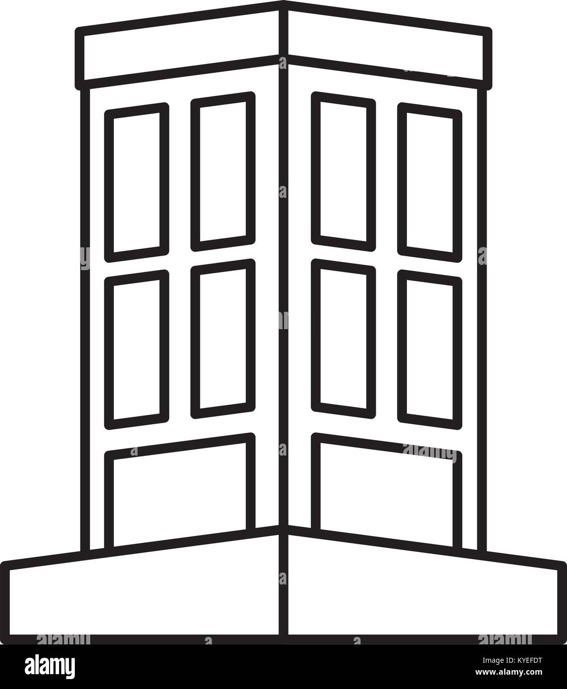 Edifice building isolated Stock Vector Image & Art - Alamy