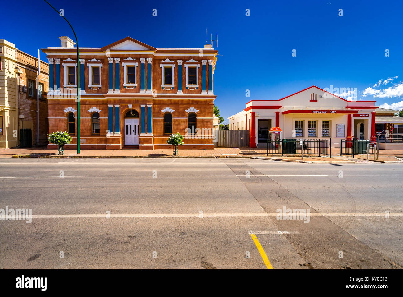 Peterborough, South Australia, Australia Dec 24, 2017 Town buildings
