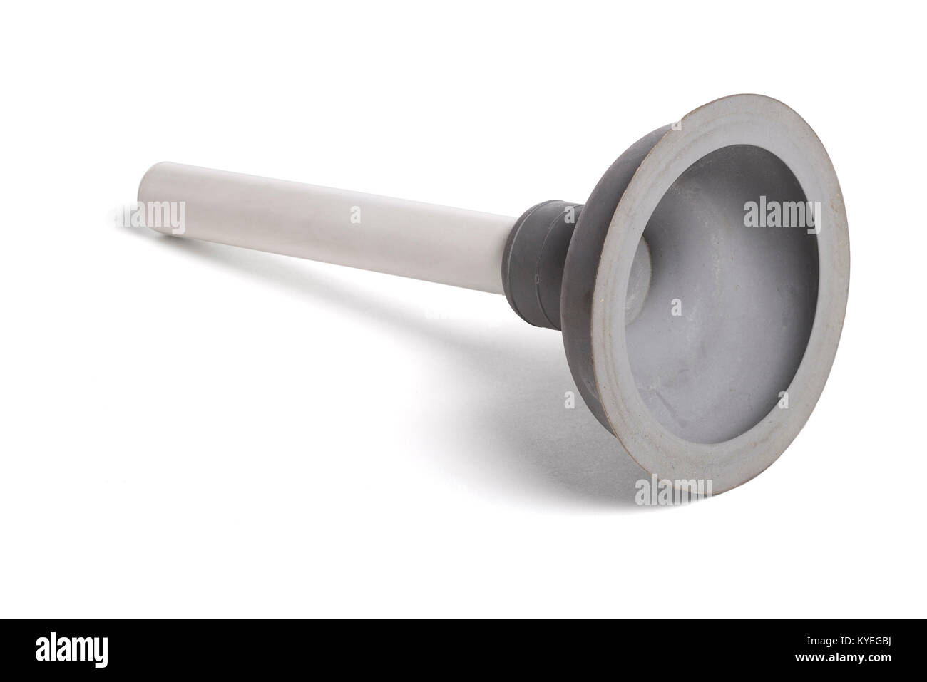 Plastic and rubber sink plunger Stock Photo