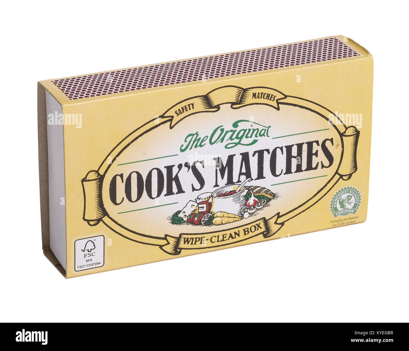 Box of The Original Cook's Matches Stock Photo