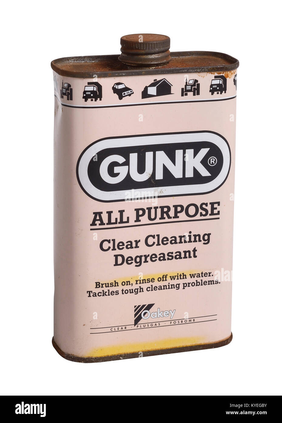 Gunk Engine Cleaners Stock Photo - Download Image Now - Engine, Can, Cleaner  - iStock