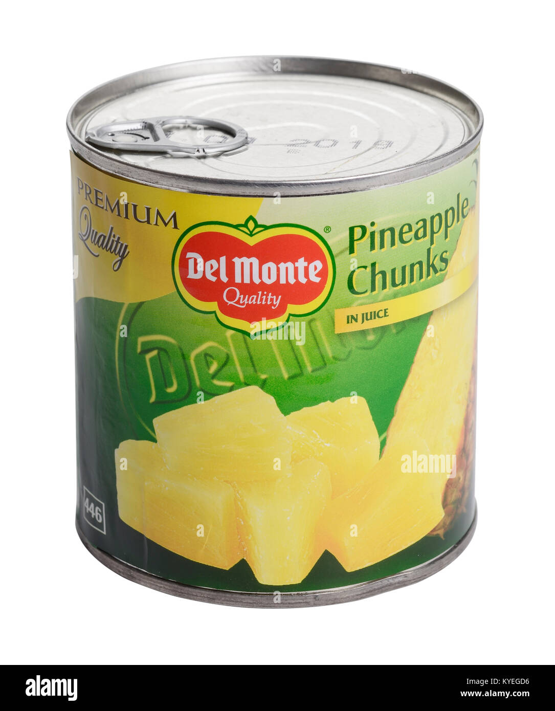 Tin of Del Monte Pineapple chunks Stock Photo