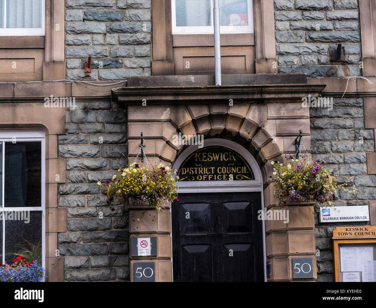 The Council offices in the town of Keswick in the Lake District of
