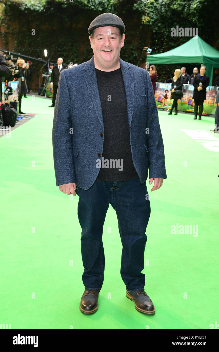 Johnny Vegas attending the Early Man World Premiere held at the BFI